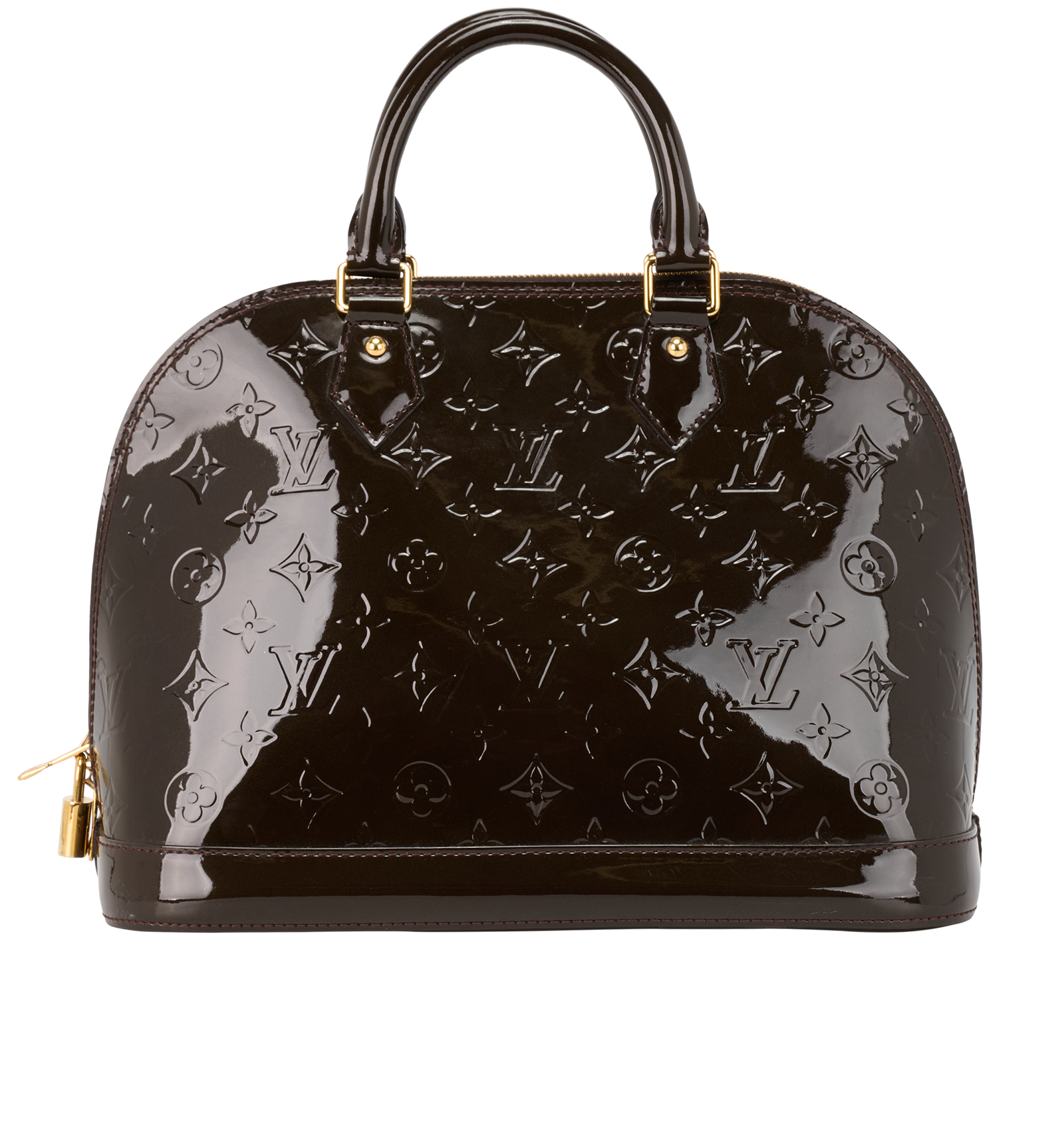 Alma MM, &pound;695, Handbags, Brown, Leather, Back view